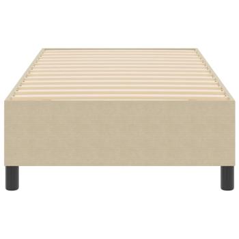 Boxspringbett Hellgrün Grau 90x200 cm Cordstoff