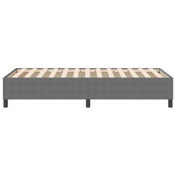 Boxspringbett Hellgrau 100x200 cm Cord-Stoff