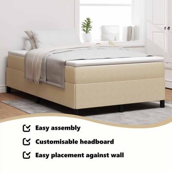 Boxspringbett Leichtgrün Grau Kleines Doppelbett Kordstoff