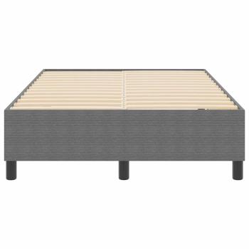 Boxspringbett Hellgrau 120x200 cm Cordstoff