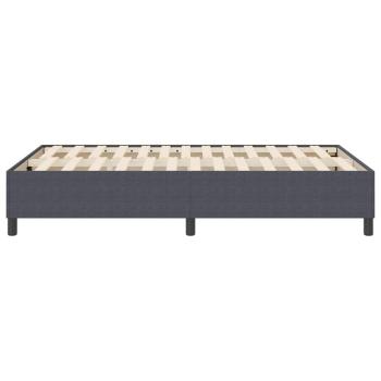 Boxspringbett Dunkelgrau 120x200 cm Cord-Stoff