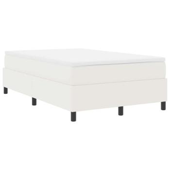 Boxspringbett Creme 120x200 cm Cordstoff