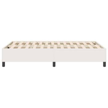 Boxspringbett Creme 120x200 cm Cordstoff