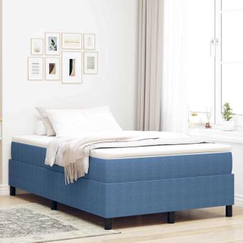 ARDEBO.de - Boxspringbett Blau 120x200 cm Cord-Stoff