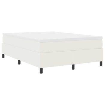Plattformbettgestell Creme 140 x 190 cm Cordstoff