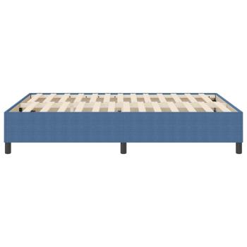 Boxspringbett Blau 140x200 cm Cord-Stoff