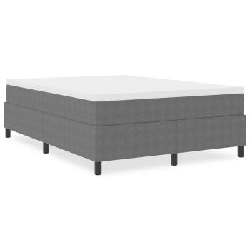 Boxspringbett Hellgrau 140x200 cm Cord-Stoff