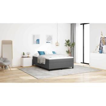 Boxspringbett Hellgrau 140x200 cm Cord-Stoff