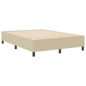 Boxspringbett Hellgrün Grau 140x200 cm Cordstoff