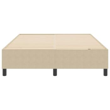 Boxspringbett Hellgrün Grau 140x200 cm Cordstoff