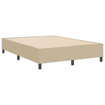 Boxspringbett Hellgrün Grau 140x200 cm Cordstoff