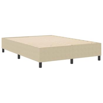 Boxspringbett Lichtgrün Grau 160x200 cm Corduroy Stoff
