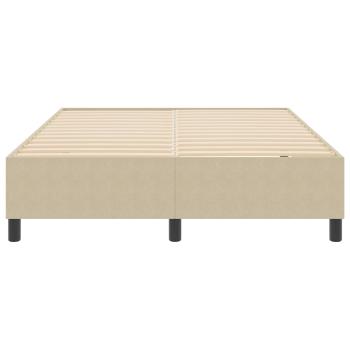 Boxspringbett Lichtgrün Grau 160x200 cm Corduroy Stoff