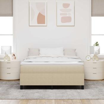 Boxspringbett Lichtgrün Grau 160x200 cm Corduroy Stoff
