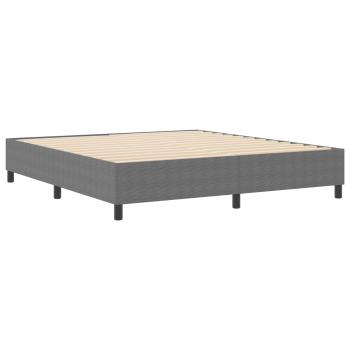 Plattformbettgestell Hellgrau 180 x 200 cm Cordstoff