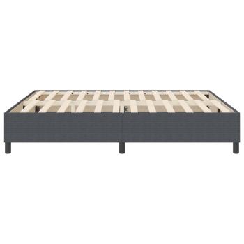 ARDEBO.de - Boxspringbett Dunkelgrau Super King Corduroy Stoff
