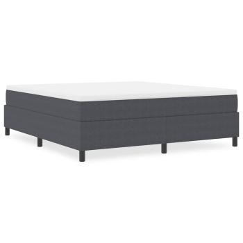 Boxspringbett Dunkelgrau Super King Corduroy Stoff