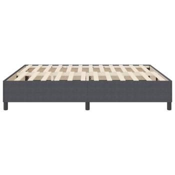 Boxspringbett Dunkelgrau Super King Corduroy Stoff