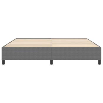 Boxspringbett Hellgrau 200x200 cm aus Cord