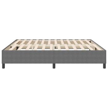 Boxspringbett Hellgrau 200x200 cm aus Cord