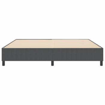 Plattformbettgestell Dunkelgrau 200 x 200 cm Cordstoff