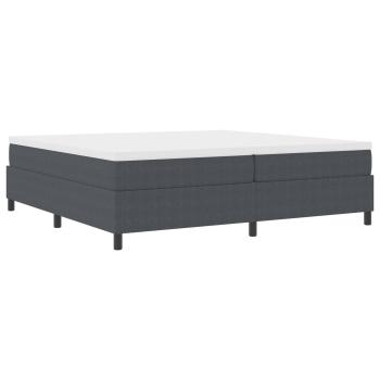 Plattformbettgestell Dunkelgrau 200 x 200 cm Cordstoff