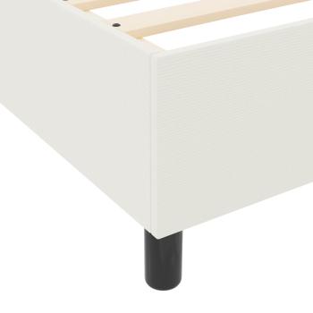 Boxspringbett Creme 200x200 cm Cordstoff