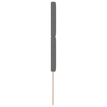 Kopfteil Schlichtes Design Hellgrau 90 cm Cordstoff