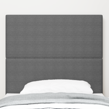 Kopfteil Hellgrau 90 cm Cordstoff