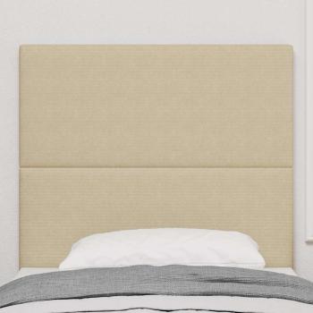 Kopfteil Schlichtes Design Hellgrün Grau 90 cm Cordstoff