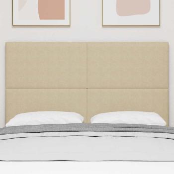 Kopfteil Einfaches Design Hellgrün Grau 140 cm Cord-Stoff