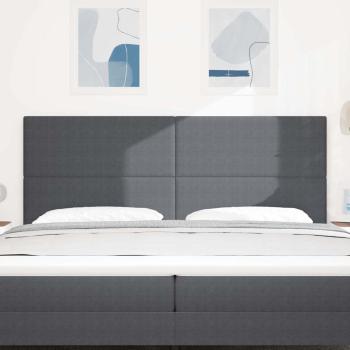 Kopfteil Einfaches Design Dunkelgrau 200 cm Corduroy Stoff