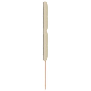 Kopfteil Mit Knöpfen Gepolstert Creme 90 cm Stoff