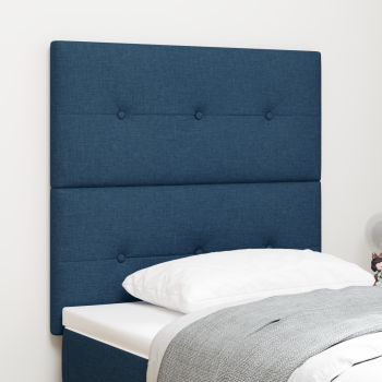 Höhenverstellbares Kopfteil mit Kopfteil Blau 100 cm Stoff