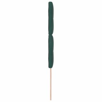 Kopfteil Knopfgepolstert Dunkelgrün 100 cm Samt