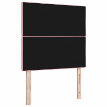 Kopfteil Mit Knopfheftung Rosa 100 cm Samt
