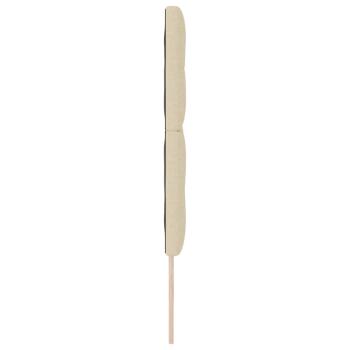 Kopfteil mit Knopfheftung Creme 140 cm Stoff