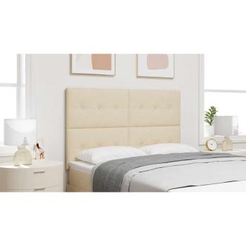 Höhenverstellbares Kopfteil mit Kopfteil Creme 144 cm Stoff