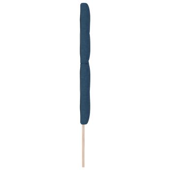 Kopfteil Mit Knopfheftung Blau 140 cm Stoff