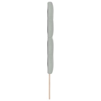 Kopfteil mit Knopfheftung Hellgrau 160 cm Samt