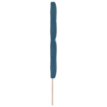 Kopfteil mit Knopfheftung Dunkelblau 160 cm Samt