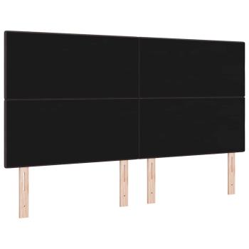 Kopfteil mit Knopfheftung Dunkelbraun 180 cm Stoff
