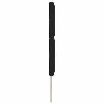 Kopfteil mit Knopfheftung Schwarz 200 cm Stoff