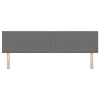 LED Kopfteil Einfache Gestaltung Hellgrau 90 cm Cord Stoff