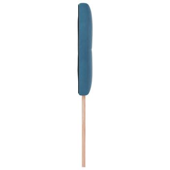LED Kopfteil mit Knopfheftung Dunkelblau 100 cm Samt