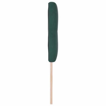 LED Kopfteil mit Knopfheftung Dunkelgrün 80 cm Samt