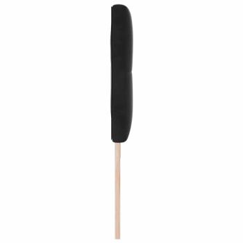 LED Kopfteil Mit Knopfheftung Schwarz 90 cm Samt