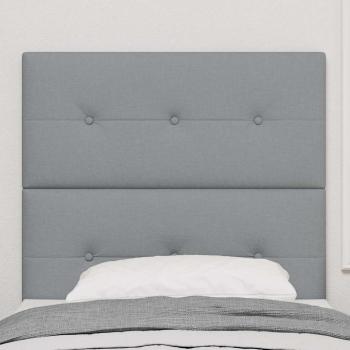 LED Kopfleuchte Hellgrau 100 cm Stoff