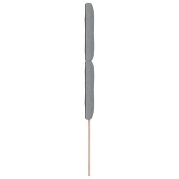 LED Kopfleuchte Hellgrau 100 cm Stoff