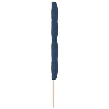 LED Kopfteil Blau 100 cm Stoff